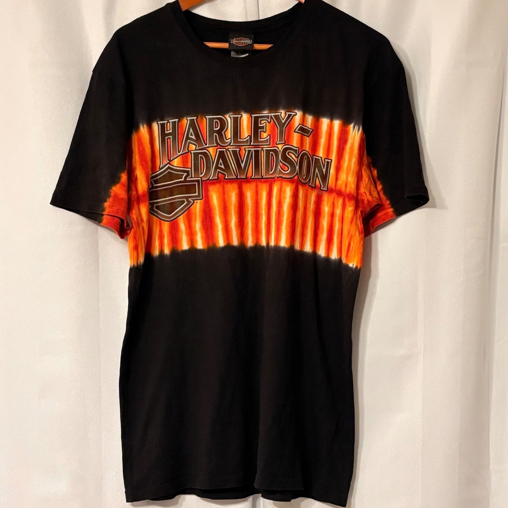 Harley Davidson Wildcat London KY Tie Dye T Shirt Mens M 2012 Biker Moto